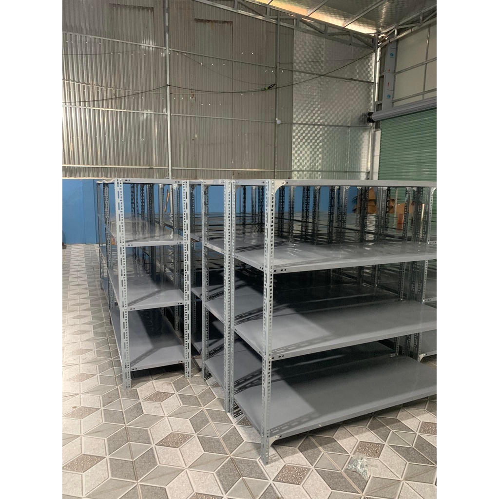 Kệ Sắt V Lỗ Đa Năng 3 Tầng Dài 0,8m X Rộng 0,3m X Cao 1m -