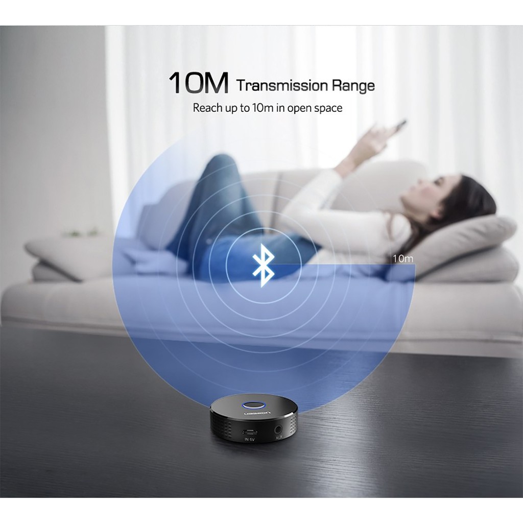 Thiết Bị Nhận Bluetooth Audio 3.5mm Cao Cấp UGREEN CM127