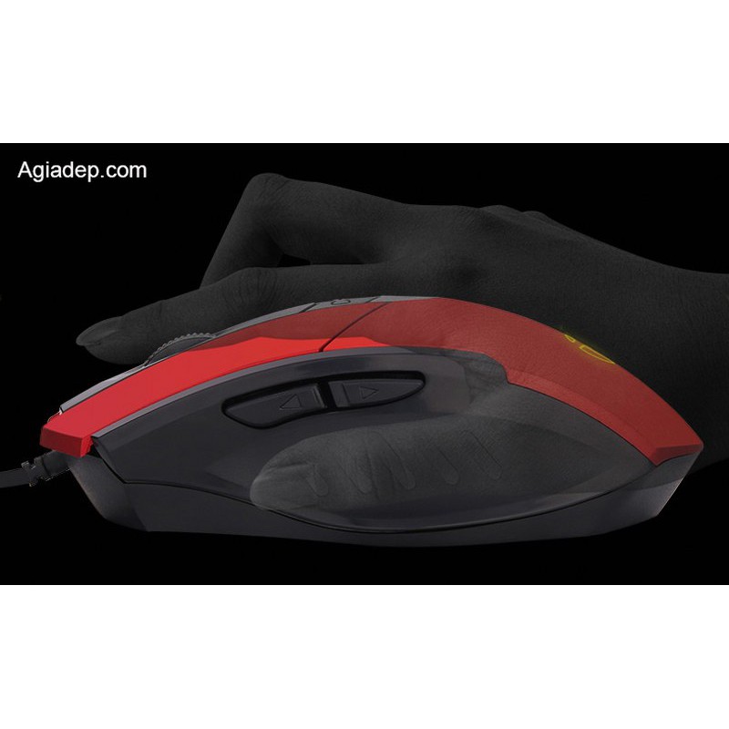 Chuột quang PW1 (6 nút đa dụng) - Tăng tốc độ làm việc, chơi Games (cắm USB) (màu đen) - Hàng xịn của Agiadep.com