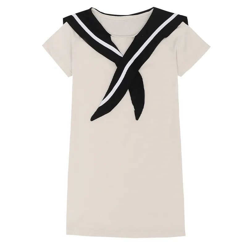 Đầm Thủy Thủ Thời Trang Mùa Hè Hàn Quốc Cho Bé Gái 3-10 Tuổi 9 8 Tuổi