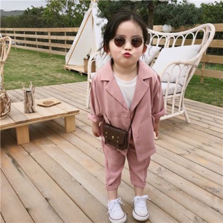 Bộ Vest hồng