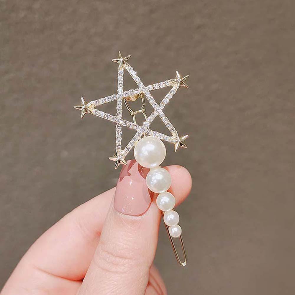 Kẹp Tóc Hình Hành Tinh WMES15H Thanh Lịch Cho Nữ|Kẹp Tóc Bằng Hợp Kim Thiết Kế Độc Đáo Thời Trang