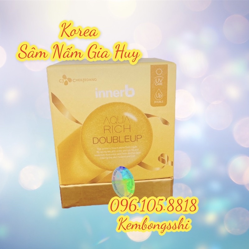 Viên Uống Cấp Nước và Collagen Innerb Aqua Rich cho da căng mịn