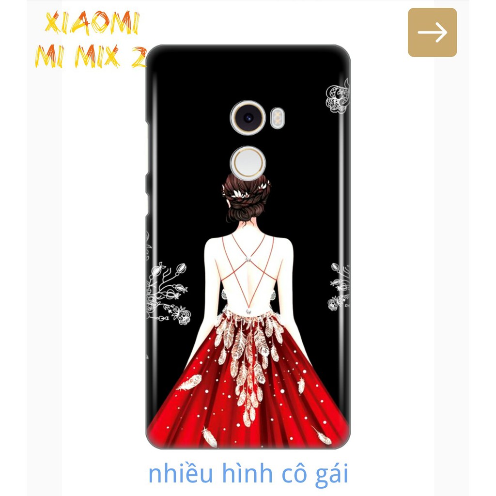 Ốp Lưng Xiaomi Mi Mix 2 Phía Sau Một Cô Gái