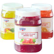 Mứt dâu/mứt khóm trang trí bánh kem Mauri hủ 1kg