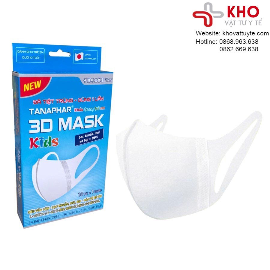 Khẩu trang y tế_3D trẻ em