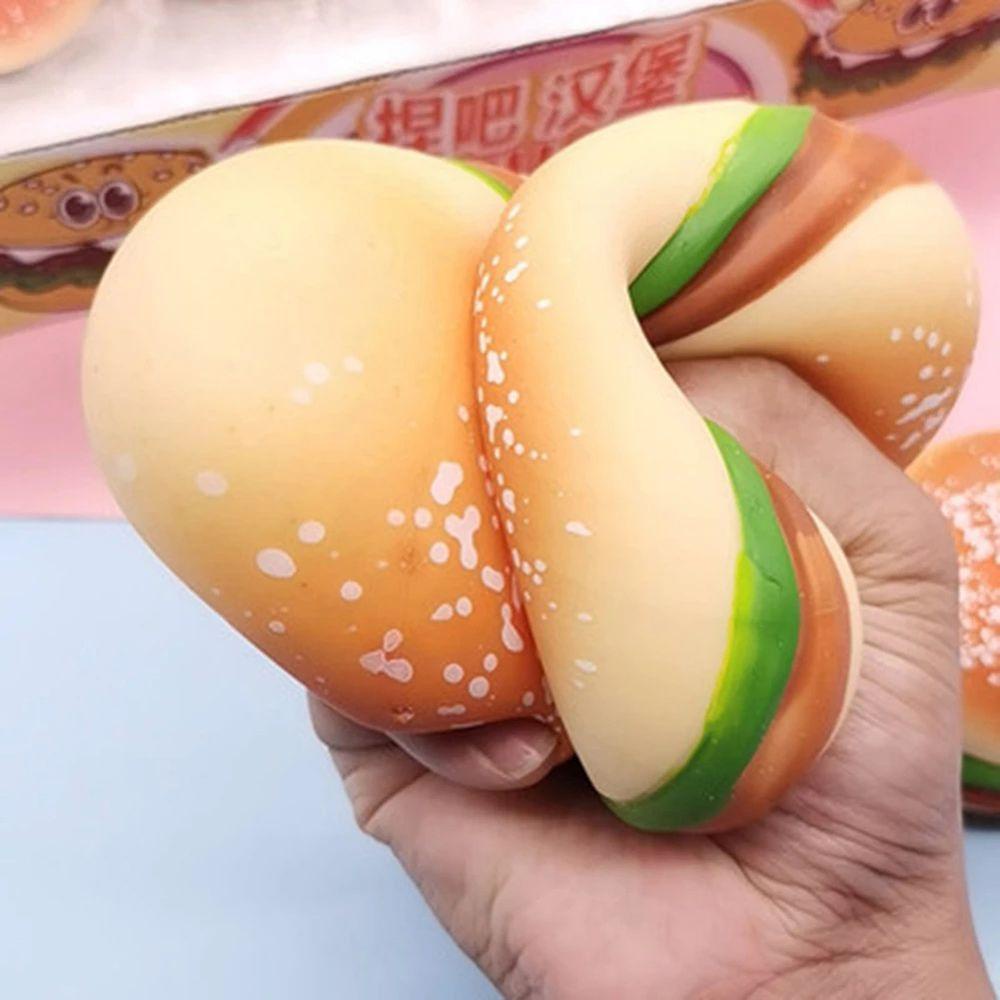 YIYU Đồ Chơi Nắn Bóp Đàn Hồi Giảm Stress Hình Hamburger