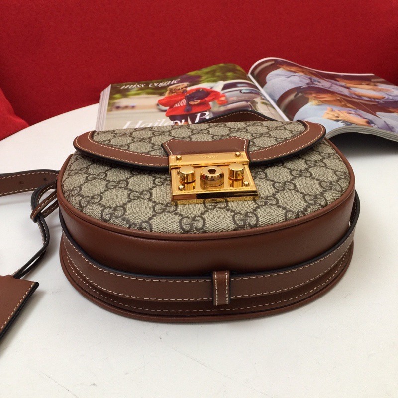 Túi đeo chéo Gucci pad lock GG GC da thật cao cấp mẫu siêu hot hit