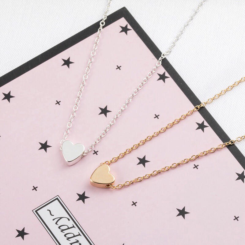 Dây chuyền mặt tim mini