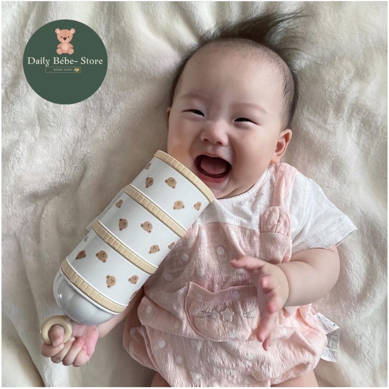 Hộp chia sữa 3 ngăn 𝗗𝗼𝘁𝘁𝗼𝗱𝗼𝘁 𝗛𝗮̀𝗻 𝗤𝘂𝗼̂́𝗰 .