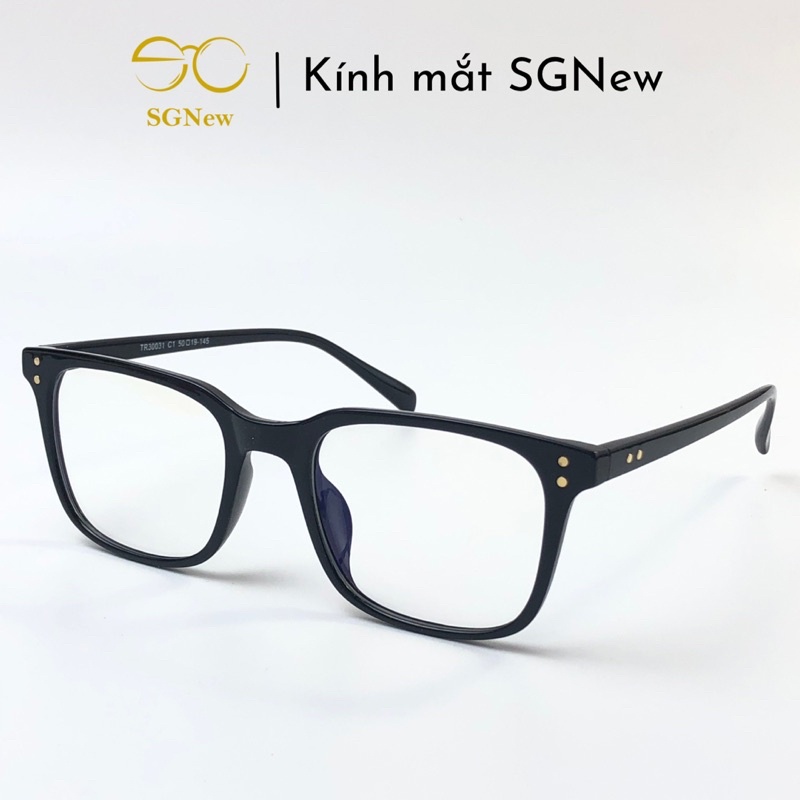 Gọng kính cận nam nữ unisex kính SGNew chất liệu nhựa dẻo siêu nhẹ thời trang Hàn Quốc 2 chấm HOT TREND cực đẹp 30031