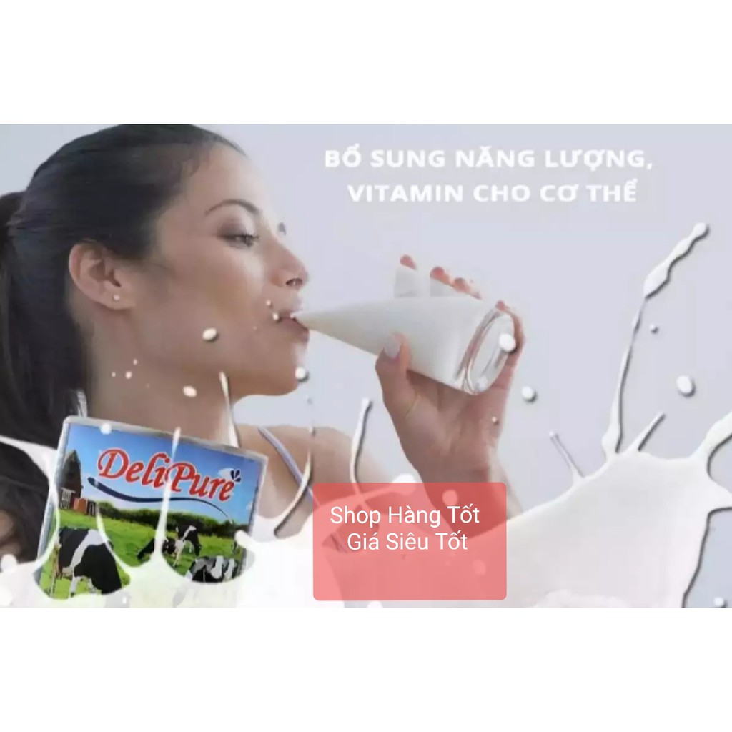 [combo 4 hộp] Sữa đặc có đường Delipure 1 kg/lon ( nhập khẩu Malaysia)