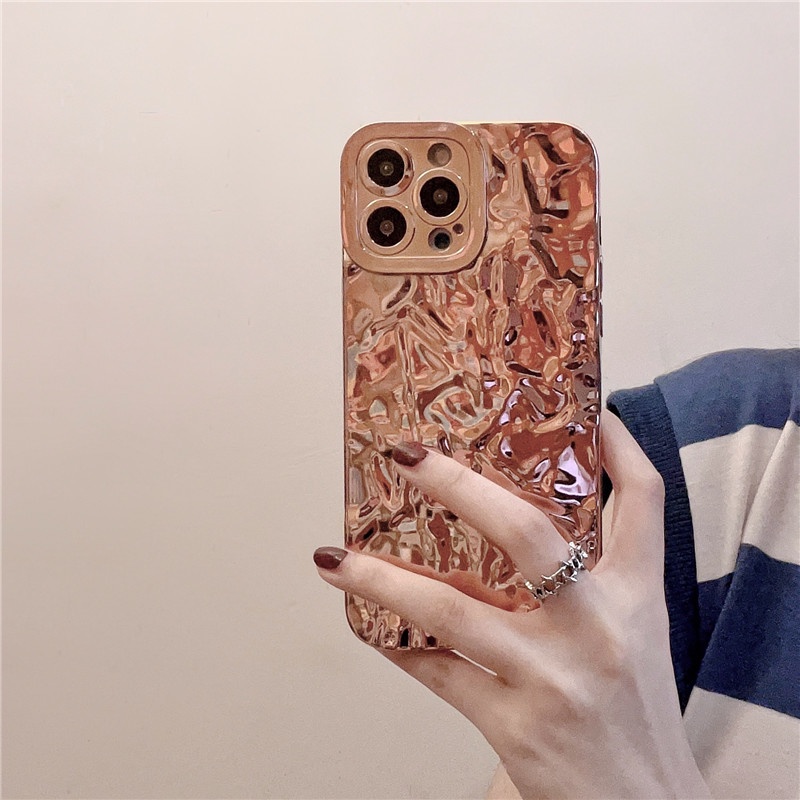 Ốp Điện Thoại Chống Sốc Mạ Điện 3D Cho iPhone 13 / 12 / 11 / X / 8 / 7P