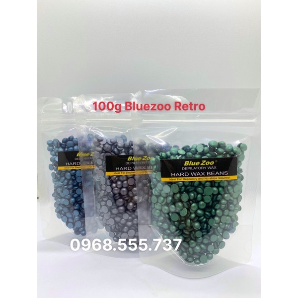 100g Sáp Hard wax beans Bluezoo Siêu dẻo cho da nhạy cảm Bikini