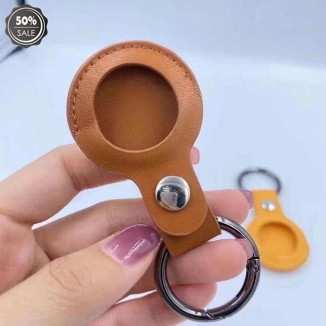 Vỏ Bảo Vệ Hộp Sạc Tai Nghe Airpods Bằng Da Kèm Móc Khóa Chống Thất Lạc Tiện Dụng | BigBuy360 - bigbuy360.vn