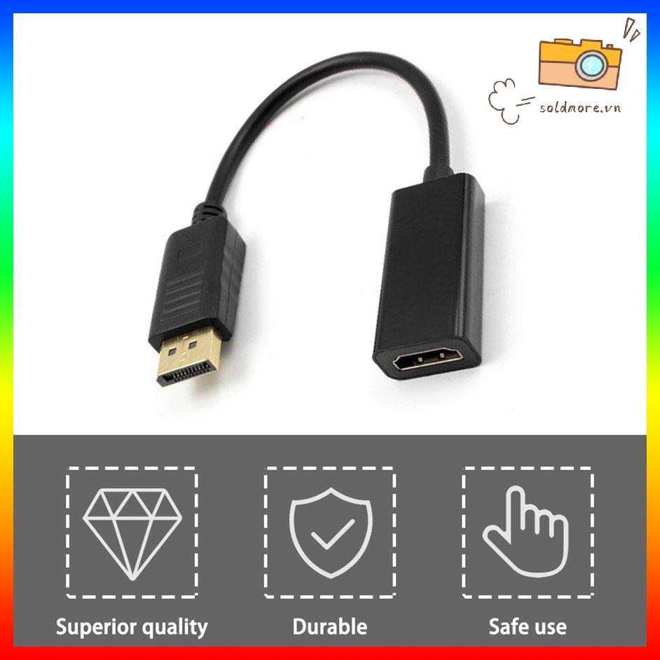 Bộ chuyển đổi cáp tương thích với DisplayPort To HDMI Cáp DP sang HDMI tương thích