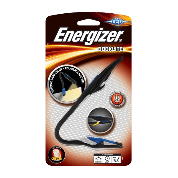 Đèn Đọc Sách Di Động Ban Đêm Energizer (Sử dụng 2 pin đồng tiền 2032) (Đã có sẵn pin) Chính Hãng