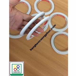 1 cây băng keo 2 mặt 1 cây 56 cuộn 0.5 phân