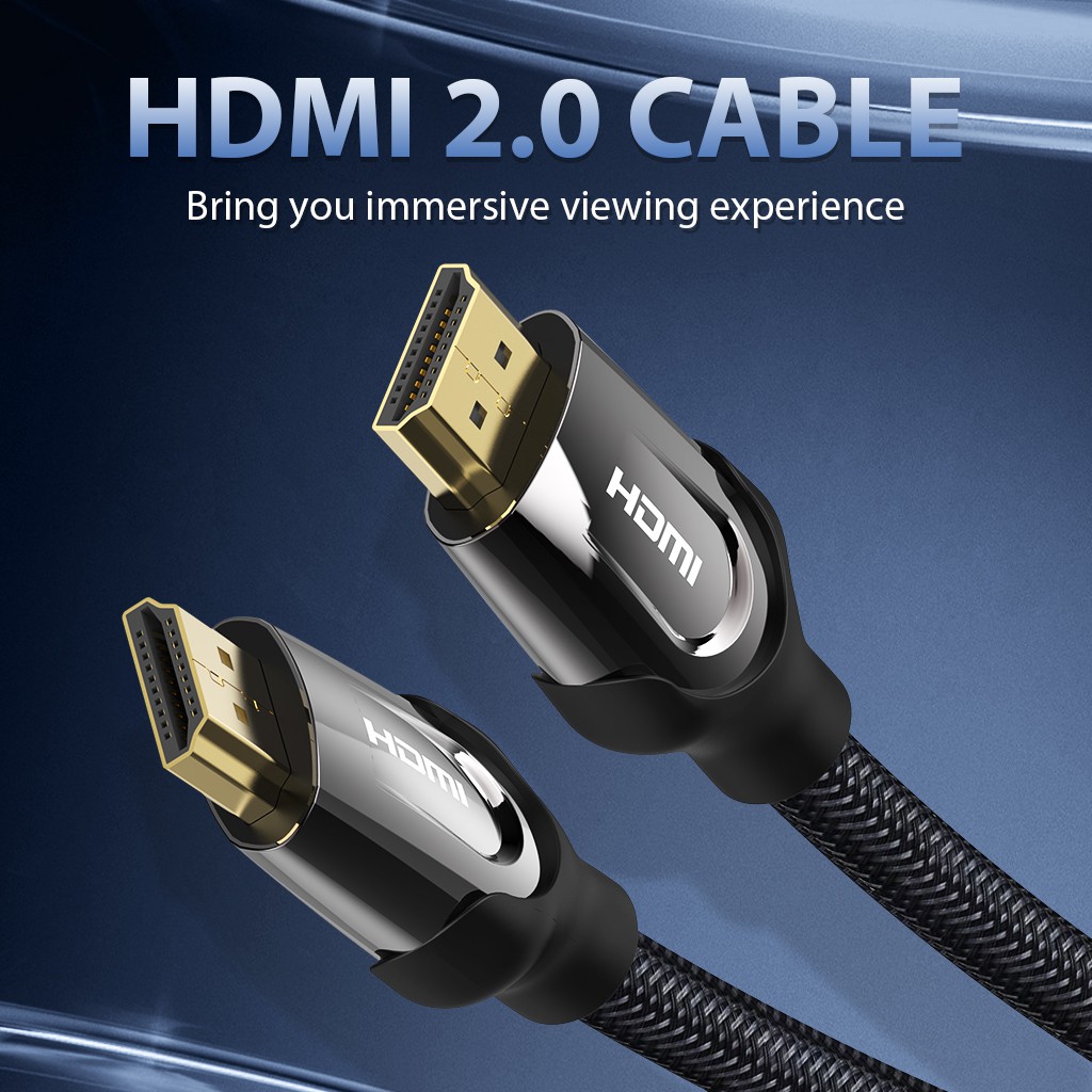 Cáp HDMI 2.0 VENTION 4k 3DHD tiện dụng cho màn hình LCD/ laptop/ máy chiếu/ máy tính