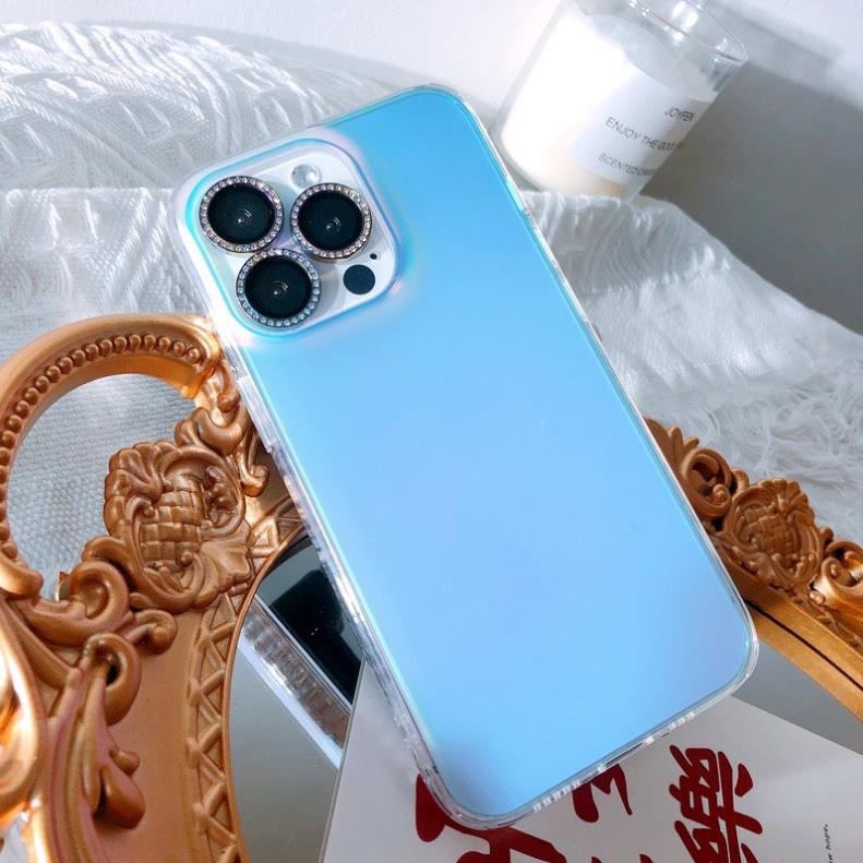 Dán bảo vệ từng mắt Camera 6 MÀU CẦU VỒNG, TITAN GỢN SÓNG cho iPhone 11 / 12 / 13 / MINI / PRO / MAX