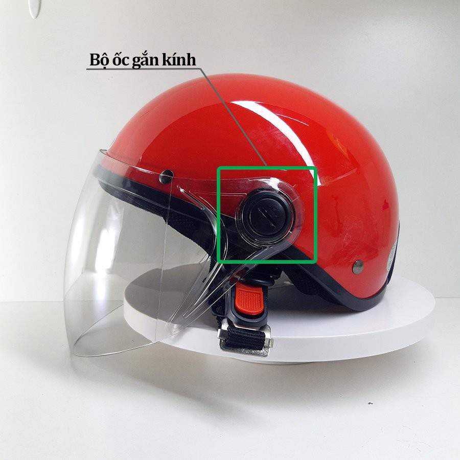 Bộ phụ kiện mũ bảo hiểm 3/4 đầu GRO HELMET, mũ honda, mũ nửa đầu các loại