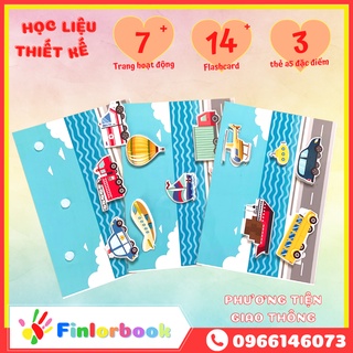 Học liệu phương tiện giao thông cho bé