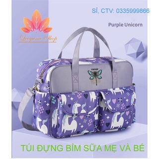 Túi đựng bỉm sữa mẹ và bé đa năng - túi xách cho mẹ bỉm sữa phong cách hàn quốc