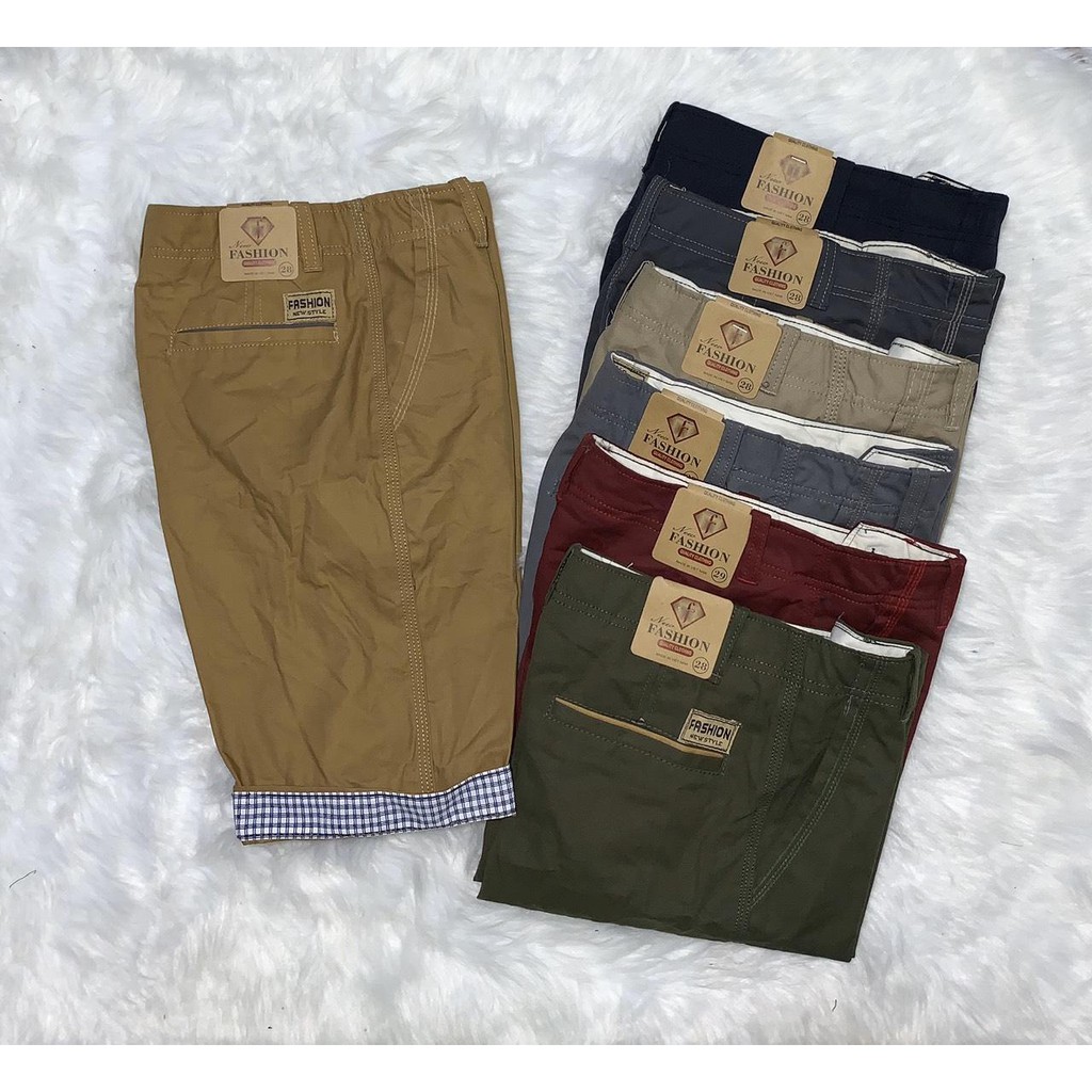 QUẦN SHORT KAKI NAM LẬT LIVE FROM ÔM  size 28 đên 26