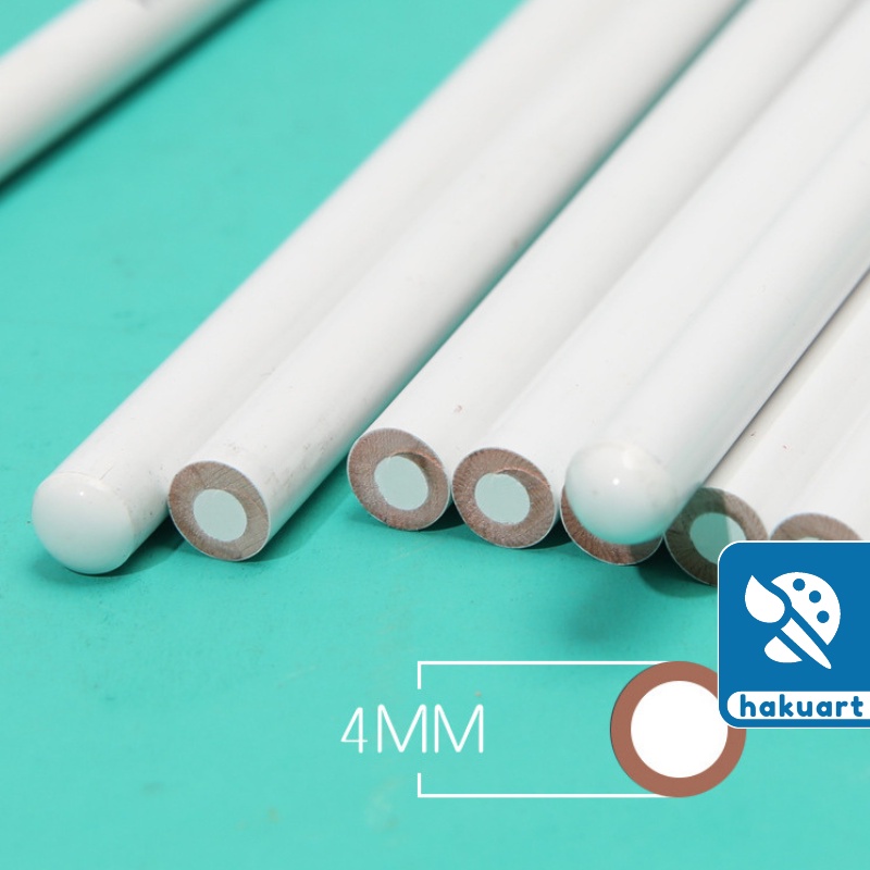 Bút Chì Than Sáp Trắng White Charcoal MLSIKE - Họa Cụ Hakuart