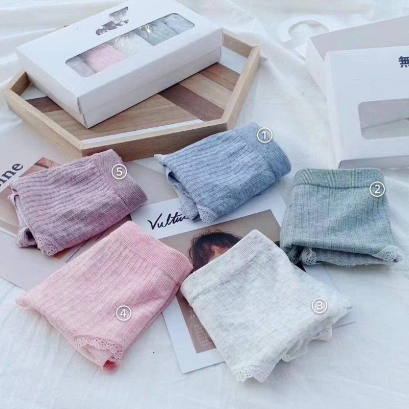 COMBO HỘP 5 quần lót Cotton Mujii Co Giãn 4 chiều Cao cấp kháng khuẩn