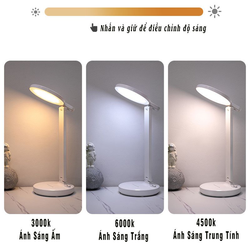 Đèn Để Bàn, Đèn Học Chống Cận Để Đọc Sách, Làm Việc Tiết Kiệm Điện
