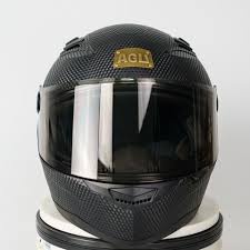 Mũ bảo hiểm AGU fullface vân các bon - TẶNG MŨ TRÙM NINJA
