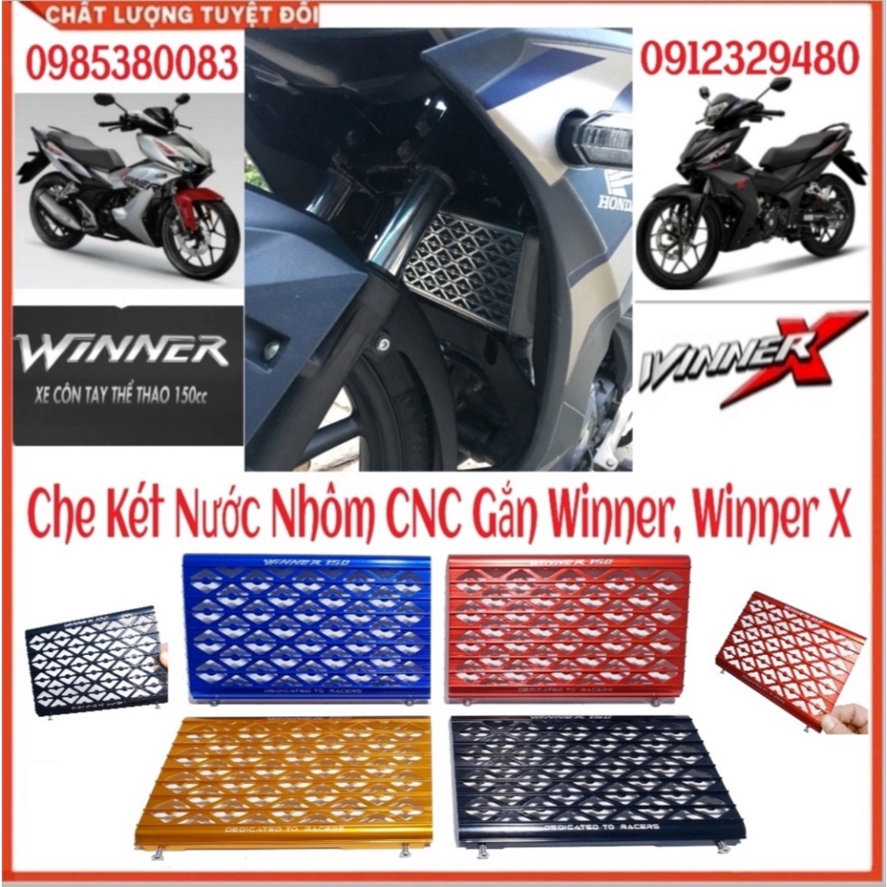 Che Két Nước Nhôm CNC Winner 150 / Winner X - Che Két Nước Winner 150 / Winner X Nhôm Chính Hãng Ảnh thật Sp