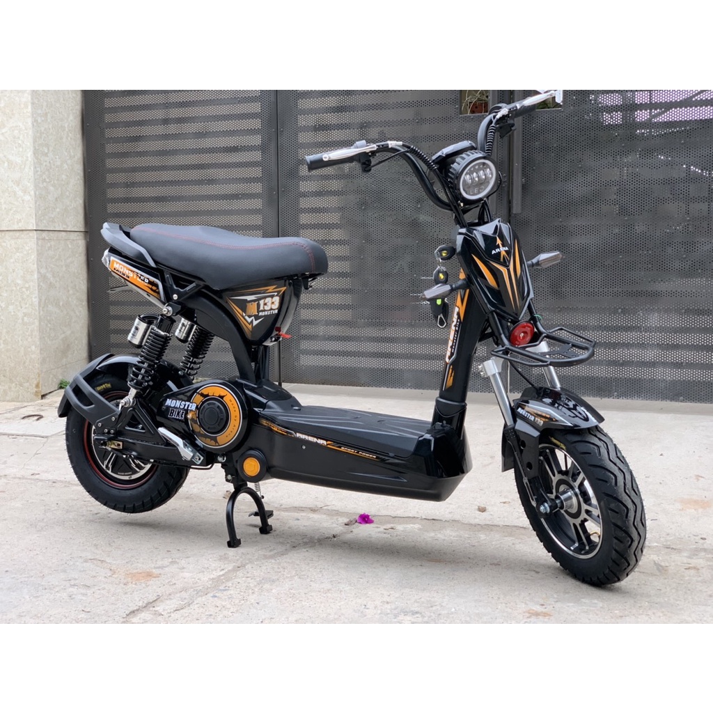 Xe đạp điện bỏ nhỏ 133M model 2022 dùng 4 bình ắc quy 12Ah phù hợp cho học sinh