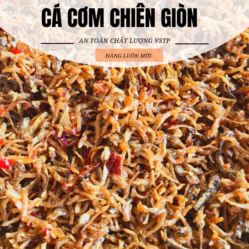 (Hàng mới) CÁ CƠM LOẠI 1 CHIÊN GIÒN SỐT MẮM NGON 200G/ 1HỦ