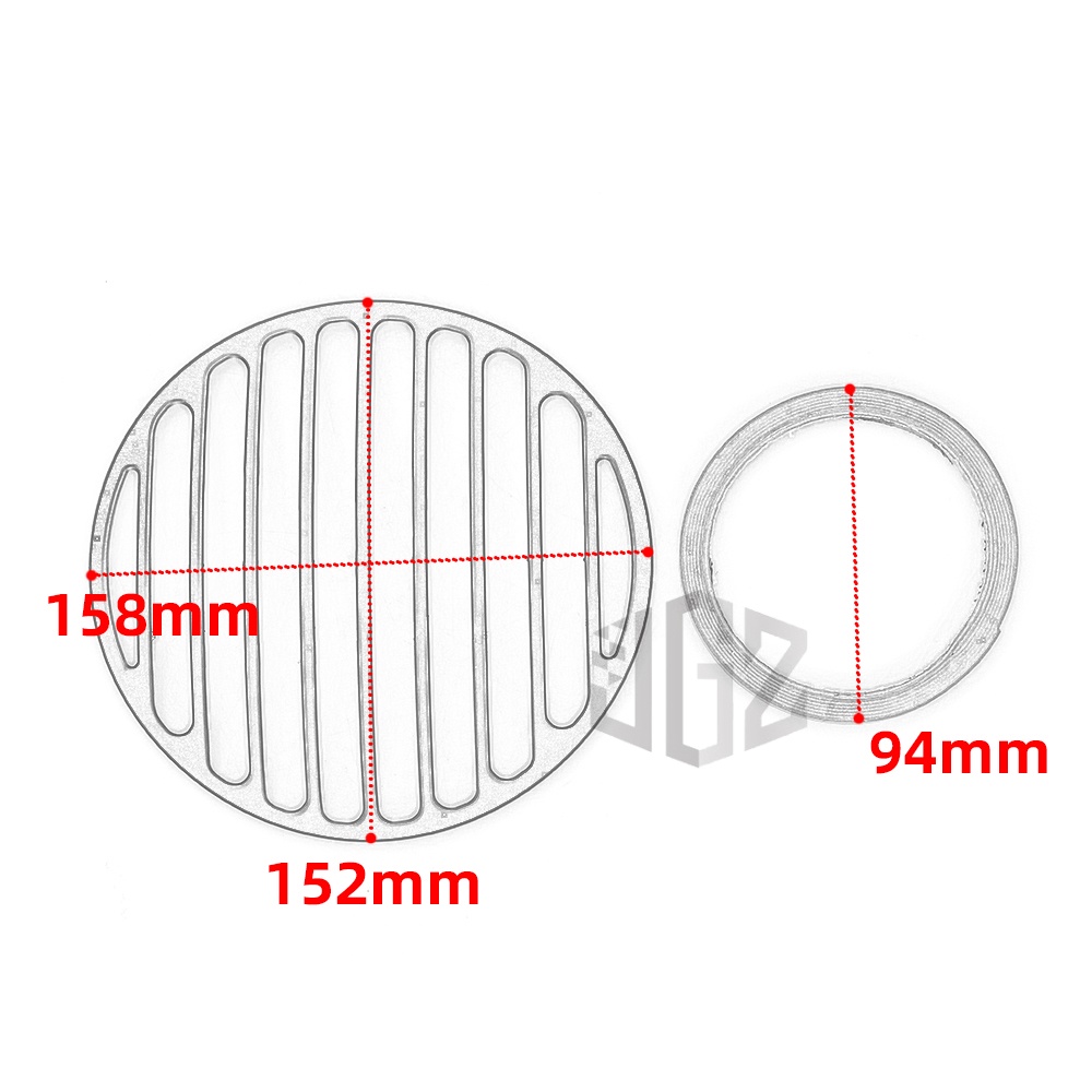 Lưới bọc bảo vệ đèn pha cho xe máy Vespa Gts 125 200 250 300 2019-2021