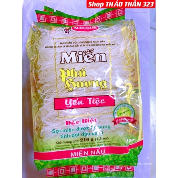 Miến Phú Hương Đậu Xanh Yến Tiệc 210g