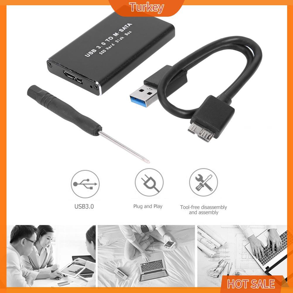 Hộp Đựng Ổ Cứng Ngoài Ssd Mini Chuyển Đổi Usb 3.0 Sang Msata Ốp | BigBuy360 - bigbuy360.vn
