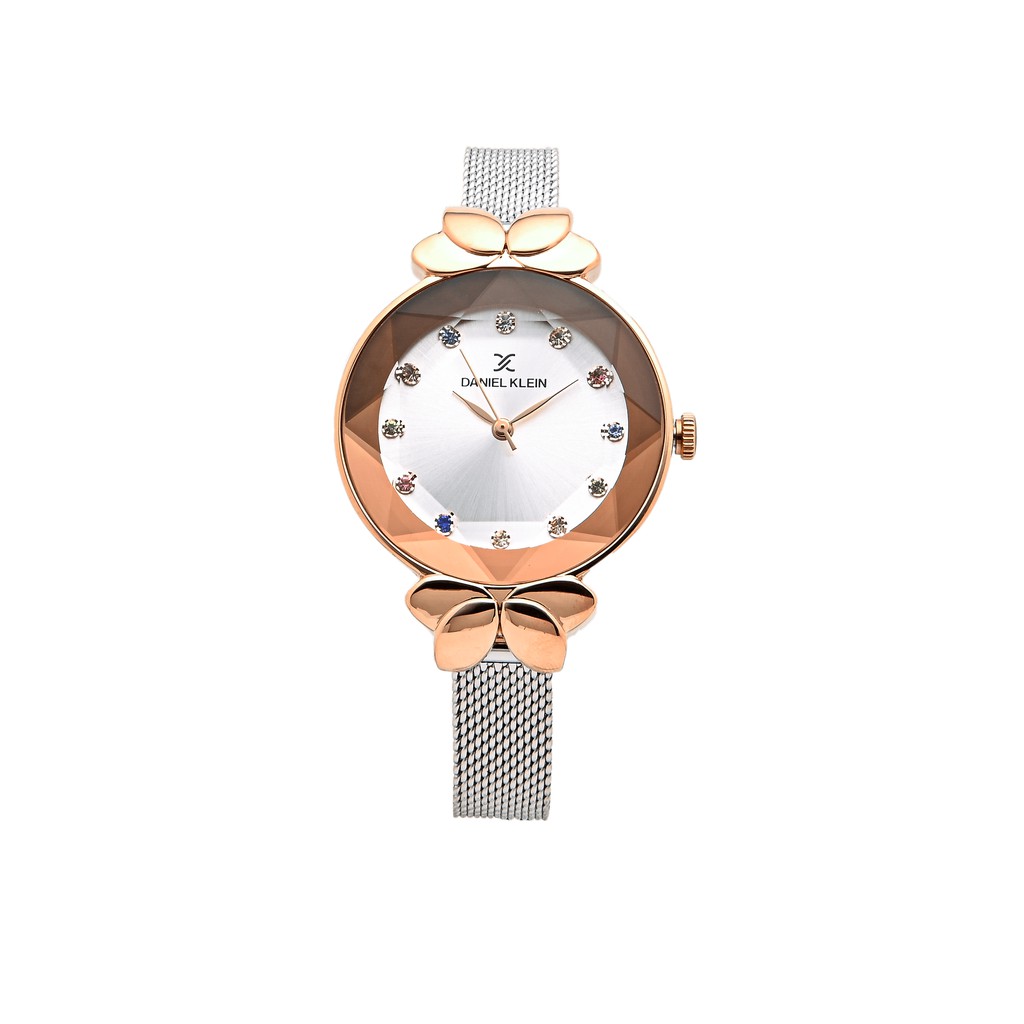Đồng hồ Nữ Daniel Klein Flowers Demi Silver Rose Metal Wire- Lamy watch