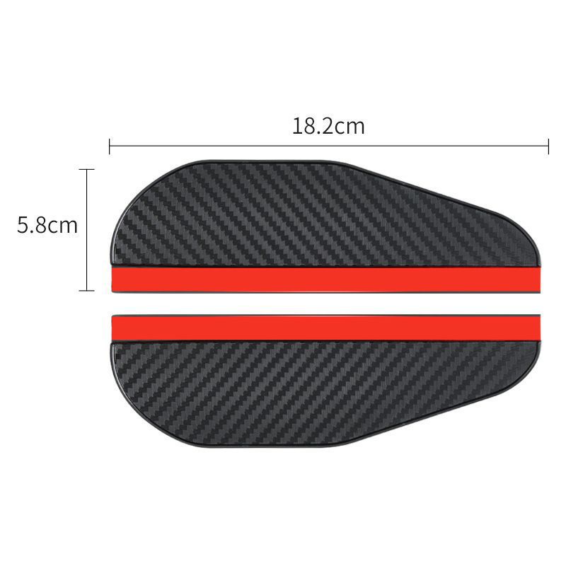 Tấm Chắn Mưa Bằng Sợi carbon Dày Dặn Cho Gương Chiếu Hậu Xe Hơi