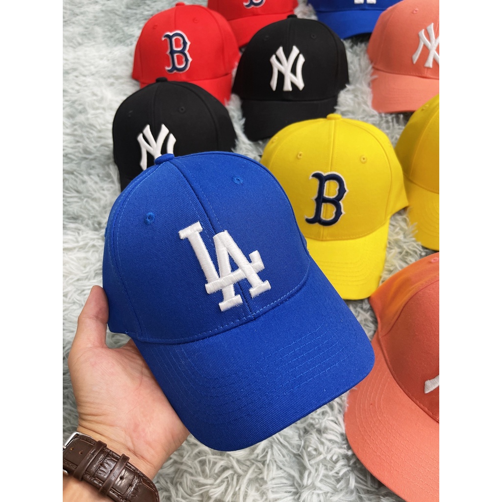 Nón Kết, Mũ Lưỡi Trai MLB Logo Ball Cap Black N15