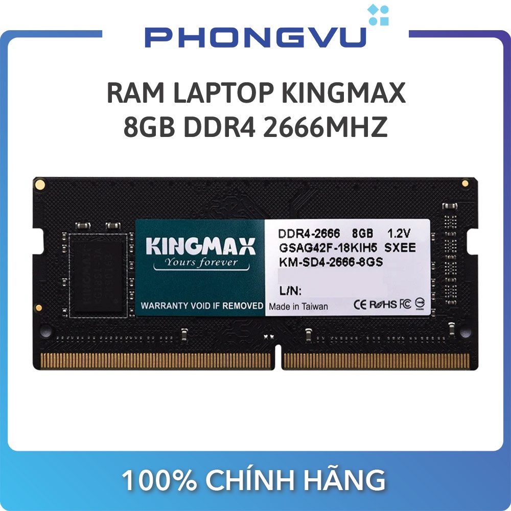 Bộ nhớ laptop DDR4 Kingmax 8GB (2666) - Bảo hành 36 tháng thumbnail