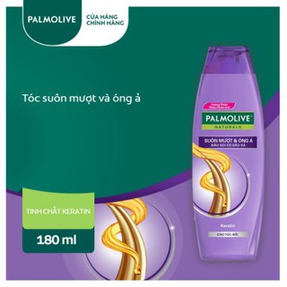 Dầu gội kèm dầu xả Palmolive Suôn mượt & Óng ả cho tóc rối 180ml