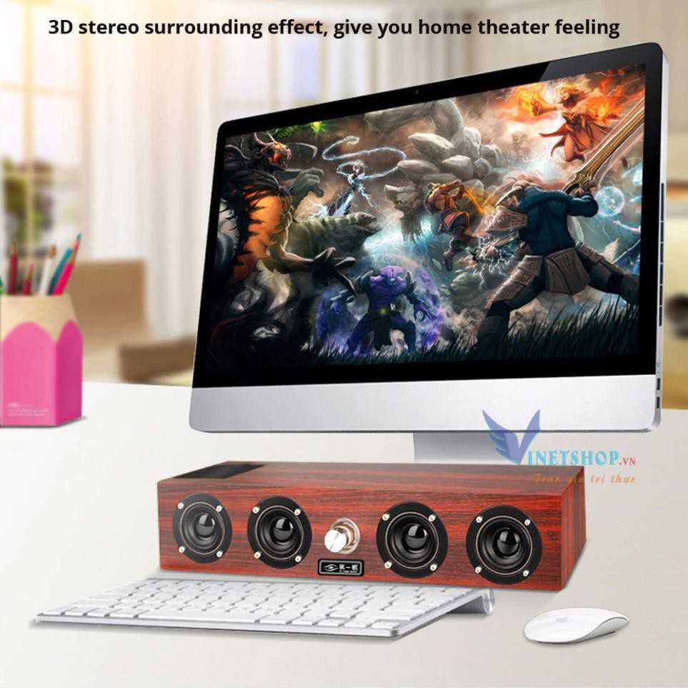 Freeship 50k LOA VI TÍNH 2.1 HP X11 hỗ trợ 4 loa BASS -DC1238