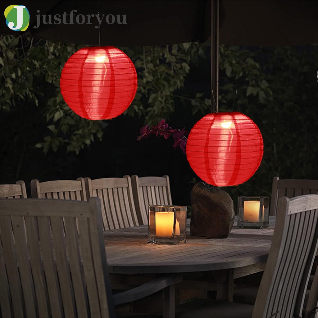 Bộ 2 Đèn Led Treo Trang Trí Sân Vườn Sử Dụng Năng Lượng Mặt Trời Chống Thấm Nước