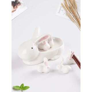 Bộ gác đũa vịt con thỏ con