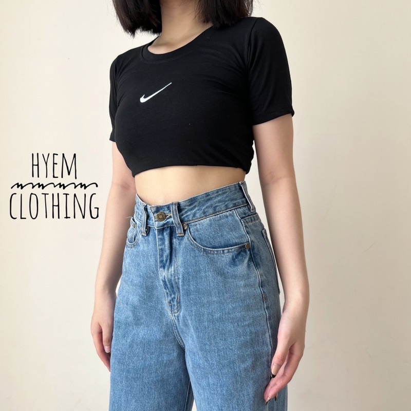 [NEW] Quần jean nữ lưng siêu cao dáng ống rộng màu xanh nhạt, hàng cao cấp - Ms04