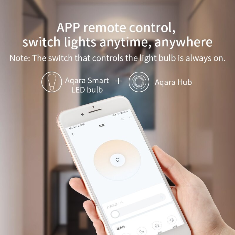 Bóng đèn thông minh Aqara T1 LED Bulb 9W - Kết nối Zigbee, Bluetooth, tương thích Homekit