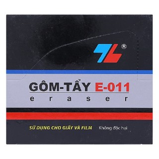 Gôm tẩy bút chì màu đen TL E-011