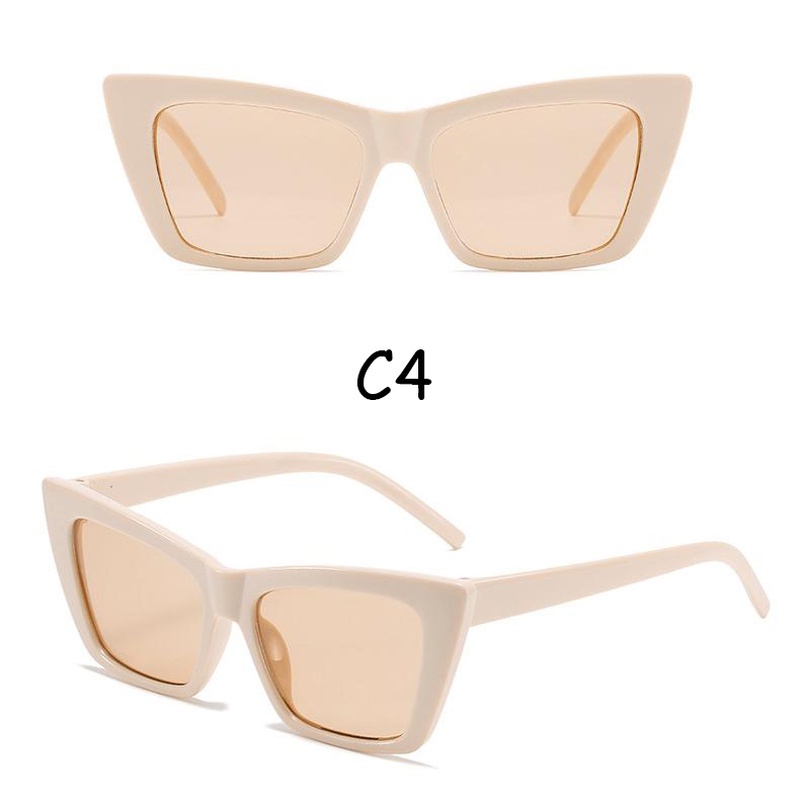 (AIMURUSI) COD Kính Mát Mắt Mèo Đơn Giản Thời Trang Unisex